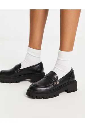 London Rebel Chunky loafers in