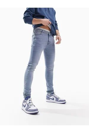 ASOS Spray on jeans with power stretch in light wash
