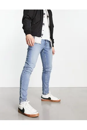 New Look Miehet Skinny Farkut - Skinny fit jeans in midwash