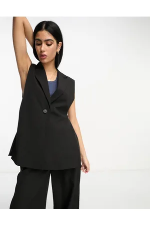 Miss Selfridge Naiset Setit - Co-ord sleeveless oversized blazer with side splits