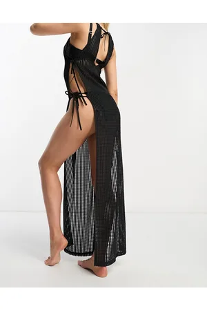 ASOS Tie side maxi beach cover up in