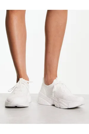 London Rebel Chunky knitted trainers in