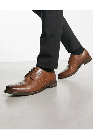 Schuh Miehet Juhlakengät - Rowland brogues in tan leather