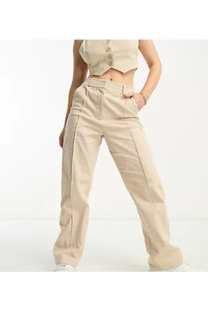 4th & Reckless Petite Naiset Setit - Tailored trouser co-ord in stone