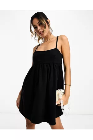 ASOS Naiset Kesämekot - Denim cami mini dress in wash