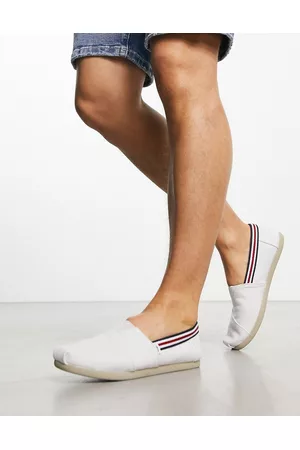 TOMS Miehet Espadrillot - Alpargata espadrilles in light with side stripe
