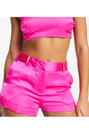AsYou Naiset Setit - Tailored satin short co-ord in pop