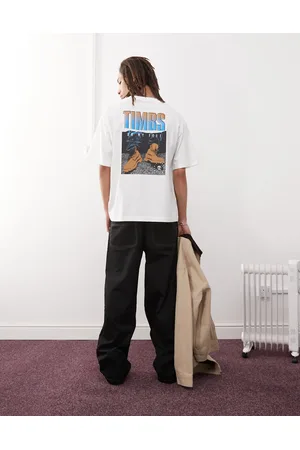 Timberland Timbs 6"" - oversized T-shirt med print på ryggen