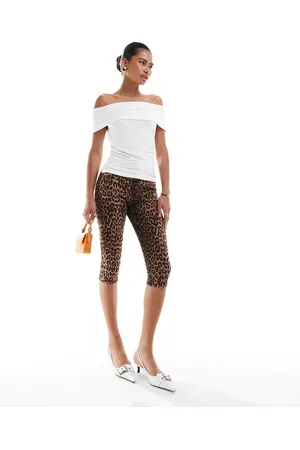 Monki Bardot-top med offshoulder-design i cuprojersey
