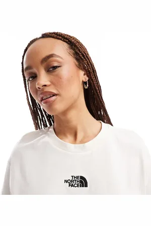 The North Face Oversized, kraftig T-shirt i cremehvid - Kun hos ASOS