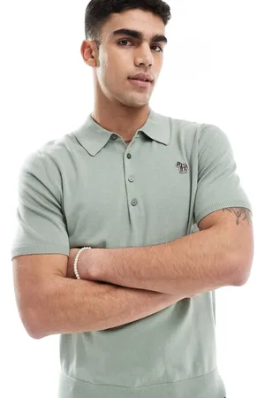 Paul Smith Strikket polo med logo