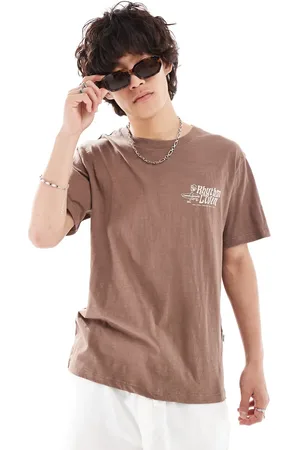 Rhythm Chokoladebrun T-shirt med 