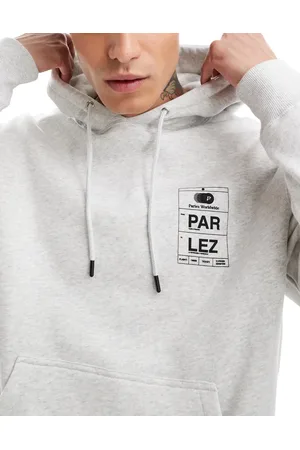Parlez Layover - Grå hættetrøje med logo