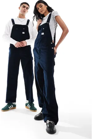 Lee Unisex - Arbejdstøj - overalls med afslappet pasform i fløjl