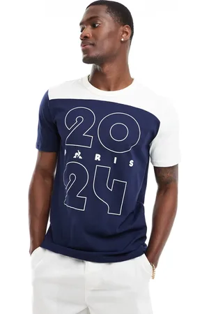 Le Coq Sportif Paris 2024 Olympics - Mørkeblå T-shirt-Marineblå