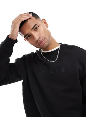 Parlez Og oversized sweatshirt med rund hals og logobroderi