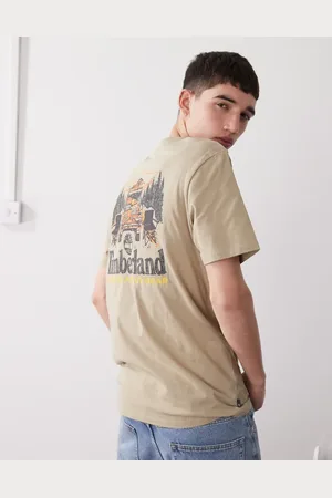 Timberland Back On The Road - Beige T-shirt med print på ryggen-Neutral