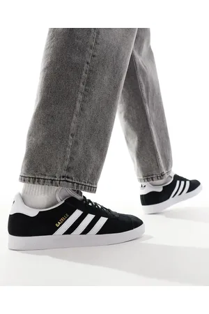 adidas Gazelle - Sorte sneakers med hvide detaljer