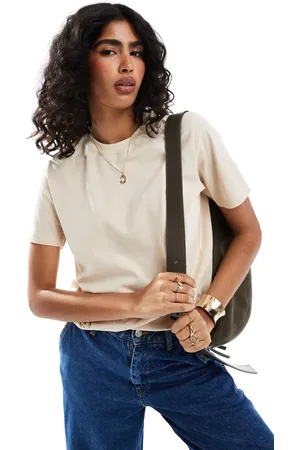 JJXX Beige oversized T-shirt-Neutral