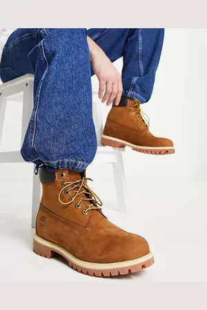 Timberland Premium - 6-tommer-støvler i rustfarvet nubuck-Brun