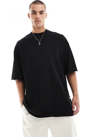 Bershka Og oversized T-shirt med firkantet pasform