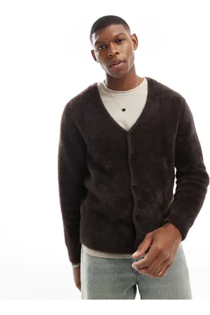 JACK & JONES Brun oversized vamset cardigan