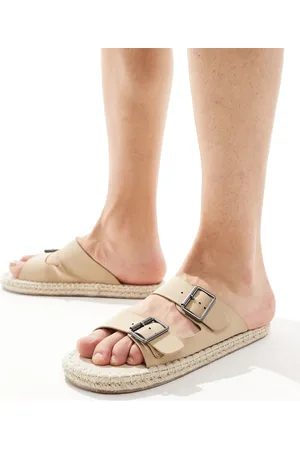 ASOS Espadrille-sandaler med to remme-Neutral
