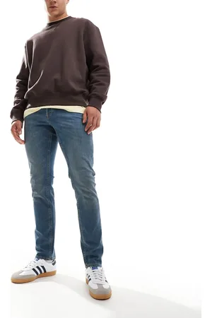 JACK & JONES Glenn - Slim-jeans i blå mellemvask