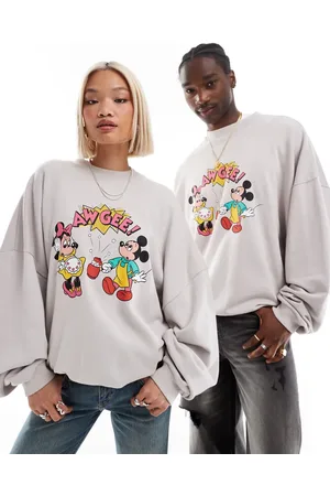 ASOS Grå super-oversized unisex-sweatshirt med 