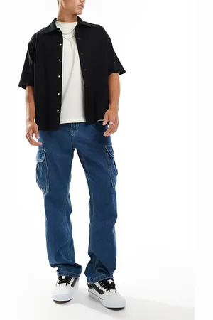 Vans Service - Løstsiddende denimjeans i klassisk blå