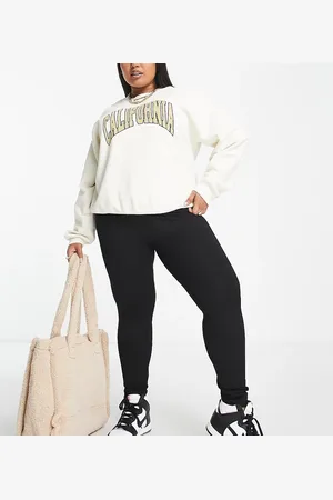 ASOS ASOS DESIGN Curve - Sorte leggings