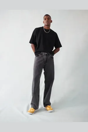 Dr Denim Dr. Denim - Omar - Jeans med lige, vide ben i marmorsort