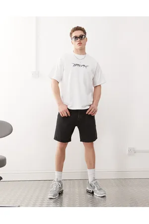 Weekday Space - Sorte denimshorts med afslappet pasform - Kun hos ASOS