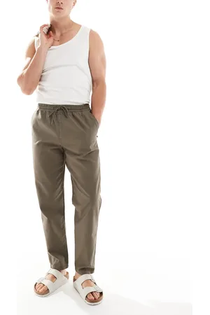 River Island Brune pull-on-bukser i hørlook