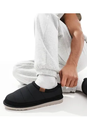JACK & JONES Forede hjemmesko i sort nylon