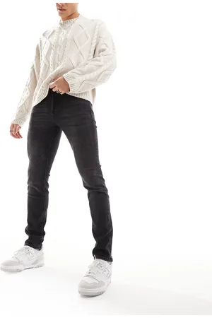 JACK & JONES Glenn - Forvaskede sorte slim-jeans