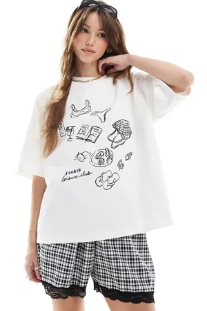 4th & Reckless T-shirt med grafisk 