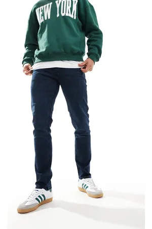 JACK & JONES Glenn - Mørkeblå smalle jeans-Sort