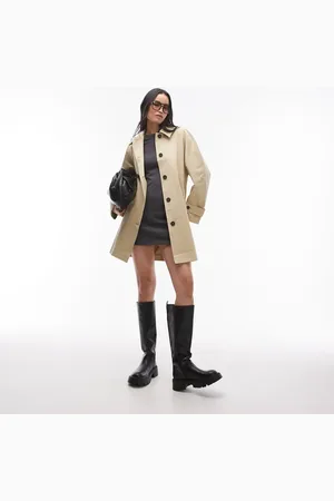 Topshop Den ultimative trenchcoat i -Neutral
