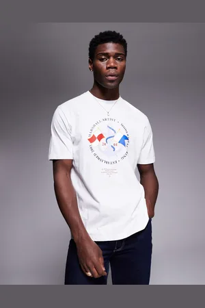 Marshall Artist Hvid T-shirt med logoprint