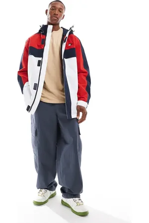 Tommy Hilfiger Archive - Parka i rød/hvid/blå