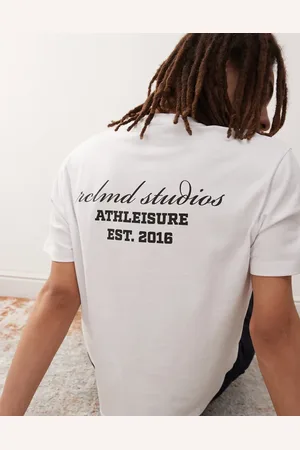 Reclaimed Og smal unisex-T-shirt med firkantet pasform og grafik på ryggen