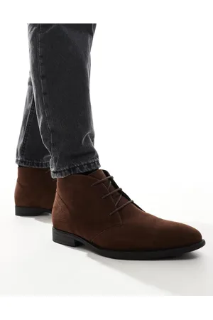 ASOS Brune chukka-støvler med snøre