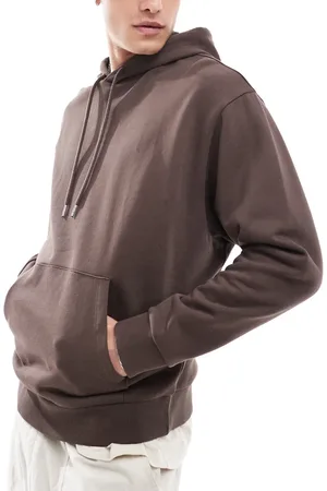 ASOS Essentials - Oversized og brun hættetrøje
