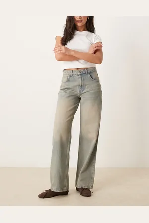 ASOS Posede boyfriend-jeans med rosa tone