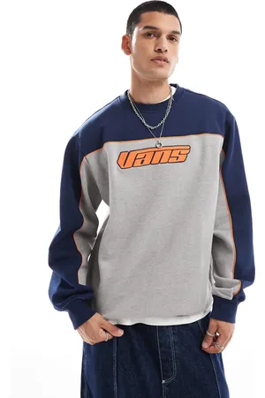 Vans Retro V - Sweatshirt med rund hals i og grå-Multifarvet