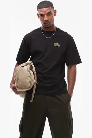 Lacoste Oversized T-shirt med stort logobroderi
