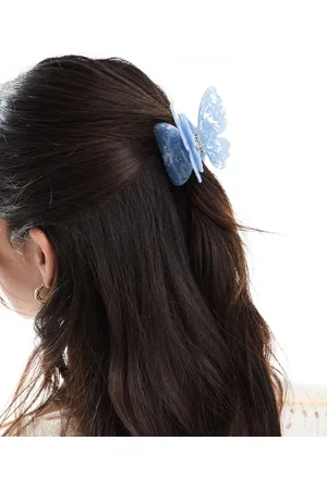 Accessorize Blå sommerfugle-hårklemme