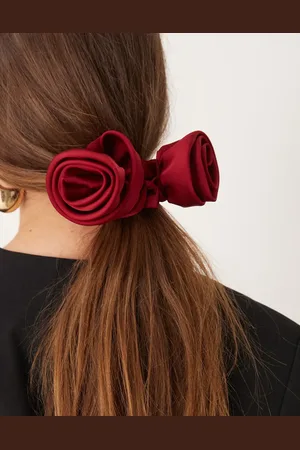 ASOS Scrunchie med corsage-detalje-Rød