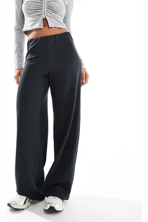 VERO MODA Mørkegrå løstsiddende pull-on-bukser